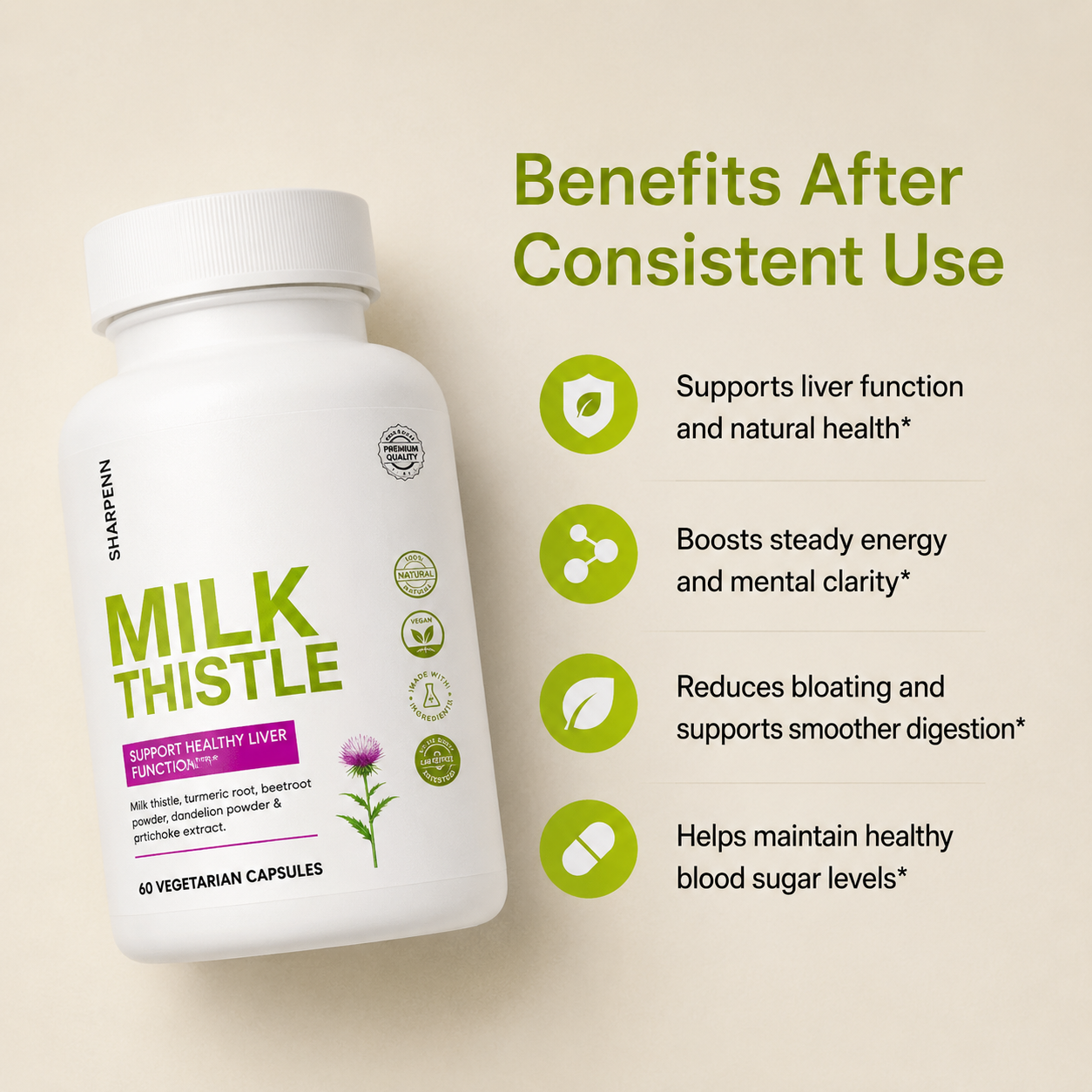 Sharpenn - Milk Thistle Support