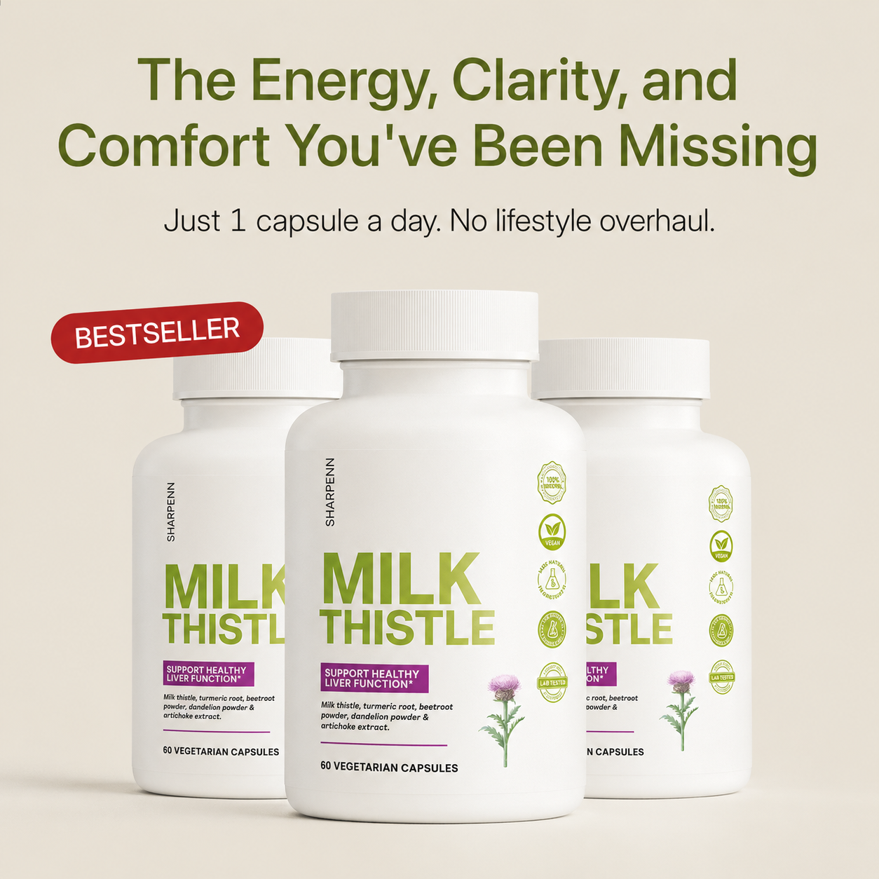 Sharpenn - Milk Thistle Support